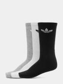 Mens Adidas Originals Crew Socks 3 Pack - White