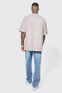 Mens Antique Blue Relaxed Fit Rigid Jeans