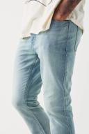 Mens Antique Blue Tall Slim Rigid Flare Jean