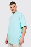 Mens Aqua Plus Oversized Heavyweight Extended Neck T-Shirt