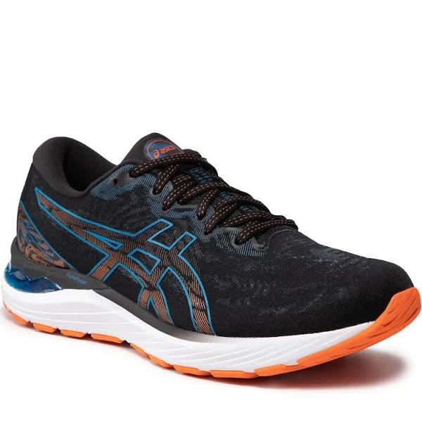 Mens ASICS GEL-Cumulus 23/Black/Reborn Blue/14