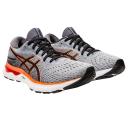 Mens ASICS GEL-Nimbus 24/sheet Rock/Shocking Orange/7.5