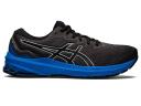 Mens ASICS GT-1000 11 Black/Electric Blue Athletic Running Shoes