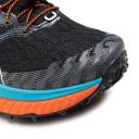 Mens ASICS Trabuco Max Black/Digital Aqua / 11.5