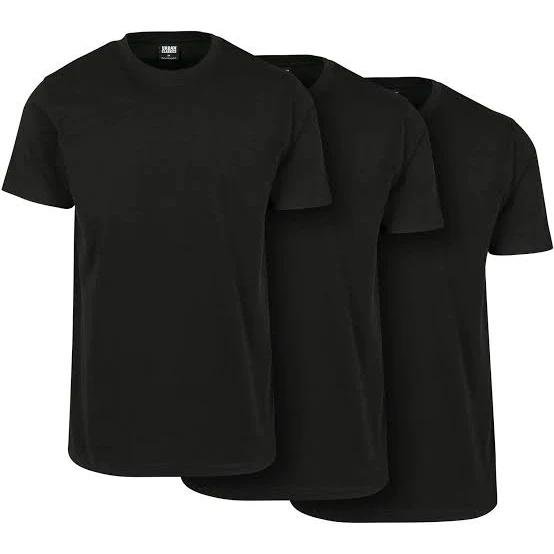 Mens Basic Tee 3-Pack - Black