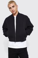 Mens Black 4 Way Stretch Smart Bomber