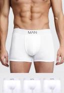 Mens Black 5 Pack Man Trunks