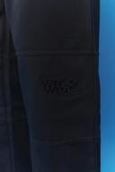 Mens Black Fixed Waist Relaxed Fit Trouser