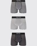 Mens Black Gamer Print Boxers