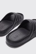 Mens Black Moulded Slider