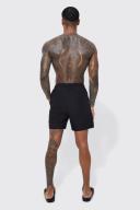Mens Black Original Man Mid Length Swim Shorts