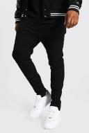 Mens Black Plus Size Super Skinny Jeans
