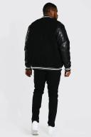 Mens Black Plus Size Super Skinny Jeans