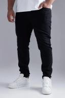 Mens Black Plus Super Skinny Stretch Jeans