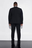 Mens Black Plus Tuxedo Single Breasted Suit Jacket