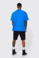 Mens Black Relaxed Fixed Waist Cargo Short