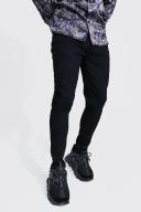 Mens Black Skinny Stretch Jean