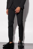 Mens Black Skinny Tuxedo Suit Trouser