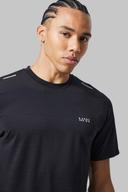 Mens Black Tall Man Active Lightweight Performance T-Shirt