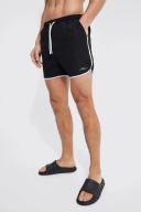Mens Black Tall Man Signature Runner Swim Shorts