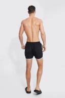 Mens Black Tall Man Signature Runner Swim Shorts