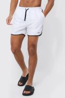 Mens Black Tall Man Signature Runner Swim Shorts