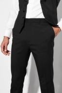 Mens Black Tall Skinny Tuxedo Suit Trouser
