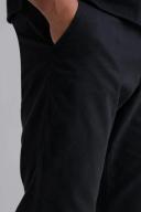 Mens Black Tall Slim Fit Chino Trousers