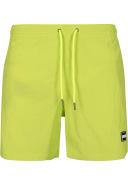 Mens Block Swim Shorts - Frozen Yellow