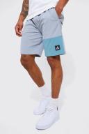 Mens Blue Elastic Lightweight Comfort Cargo Short