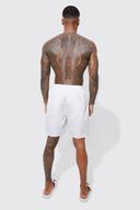 Mens Blue Mid Length Racing Swim Shorts