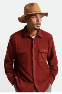 Mens Brixton Wesley Fedora Moss Brown Mix Size XS