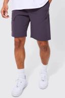 Mens Charcoal Elastic Comfort Lightweight Stretch Cargo