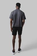 Mens Charcoal Man Active Heavyweight Boxy Gym T-Shirt