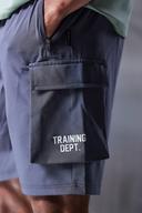 Mens Charcoal Man Active Training Dept Cargo Shorts