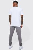 Mens Charcoal Man Signature Regular Fit Jogger
