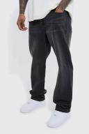 Mens Charcoal Relaxed Fit Jeans