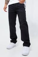 Mens Charcoal Relaxed Rigid Jeans