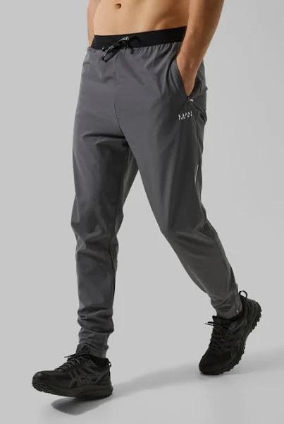 Mens Charcoal Tall Man Active Lightweight Performance Joggers