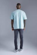 Mens Cloud Blue Oversized Limited Heavyweight T-Shirt