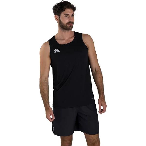 Mens Club Dry Singlet Black