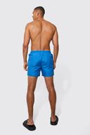 Mens Cobalt Mid Length Moto Swim Shorts