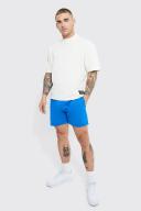 Mens Cobalt Oversized Boxy Ofcl T-Shirt & Boxing Short Set