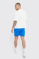 Mens Cobalt Oversized Boxy Ofcl T-Shirt & Boxing Short Set