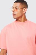 Mens Coral Man Oversized Extended Neck T-Shirt
