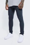 Mens Dark Grey Super Skinny Jeans
