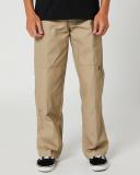 Mens Dickies 85-283 Loose Fit Double Knee Work Pant Khaki Khaki Size 34