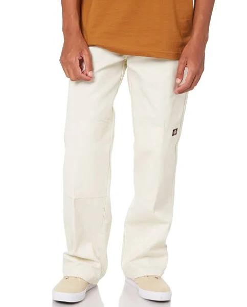 Mens Dickies 85-283 Loose Fit Double Knee Work Pant Khaki Khaki Size 34