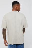 Mens Dove Man Oversized Debossed Rib T-Shirt