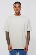 Mens Dove Man Oversized Debossed Rib T-Shirt